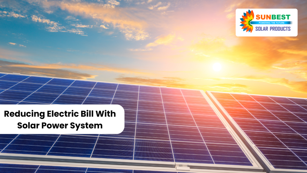 Reducing Energy bill with Solar